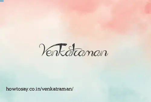 Venkatraman