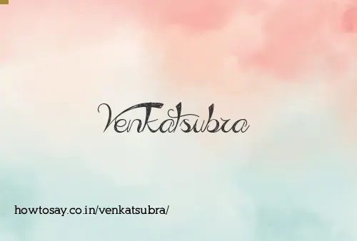 Venkatsubra