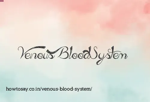 Venous Blood System