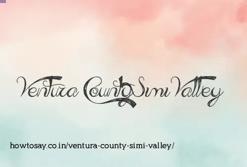 Ventura County Simi Valley
