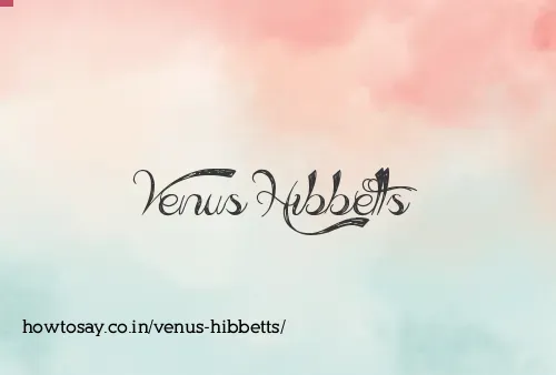 Venus Hibbetts