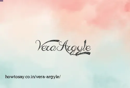 Vera Argyle