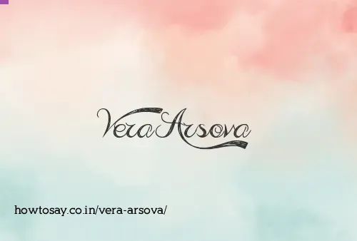 Vera Arsova
