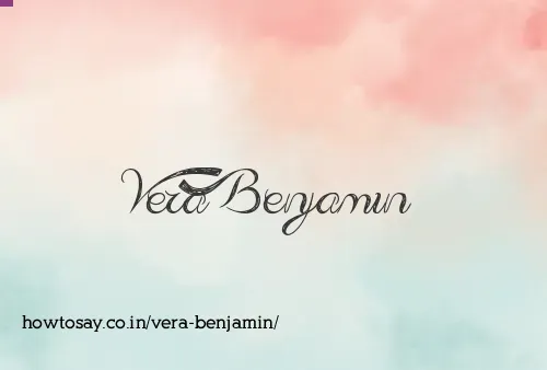 Vera Benjamin