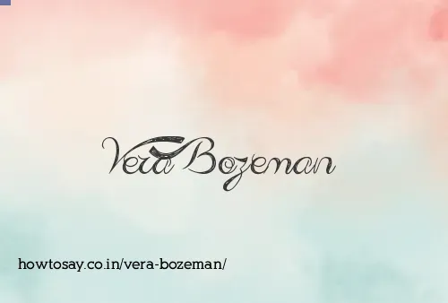 Vera Bozeman