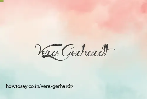 Vera Gerhardt