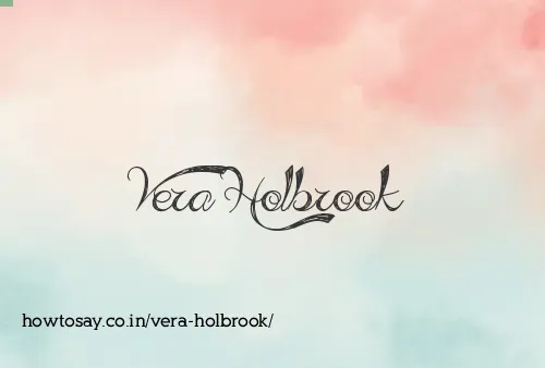 Vera Holbrook