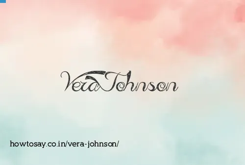 Vera Johnson