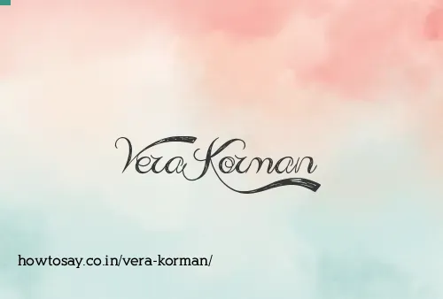 Vera Korman