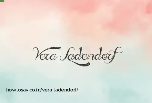 Vera Ladendorf