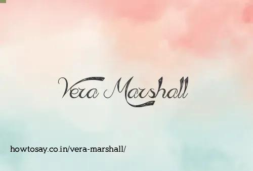 Vera Marshall