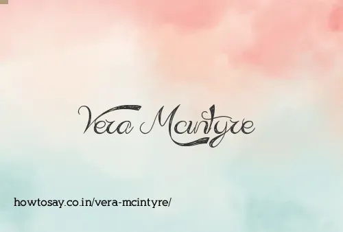 Vera Mcintyre