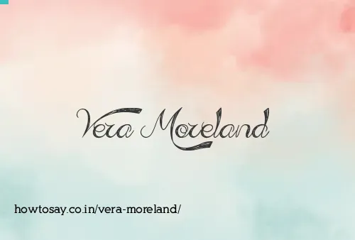 Vera Moreland