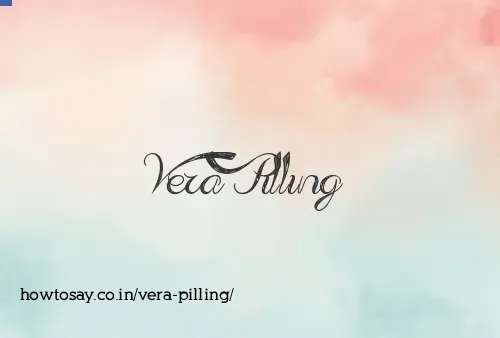 Vera Pilling