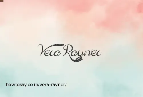 Vera Rayner