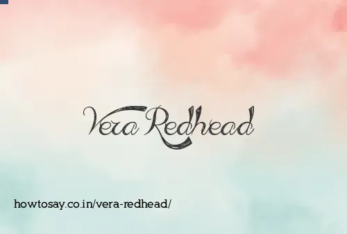 Vera Redhead