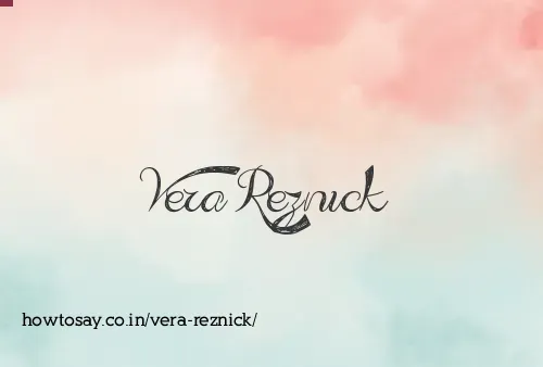 Vera Reznick