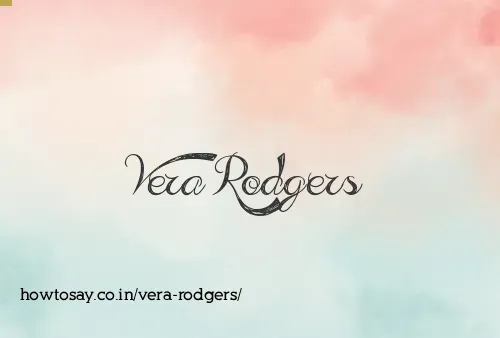 Vera Rodgers