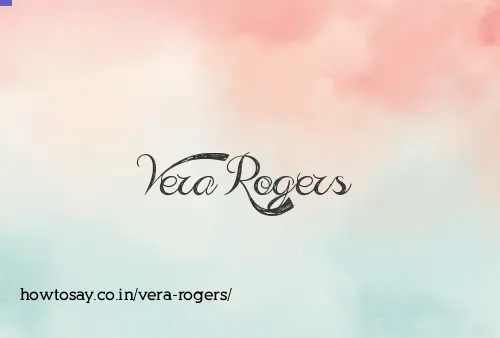 Vera Rogers