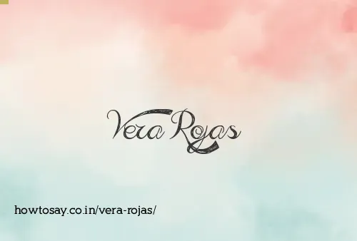 Vera Rojas