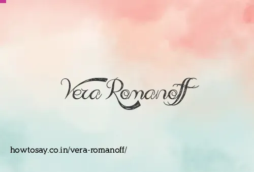 Vera Romanoff