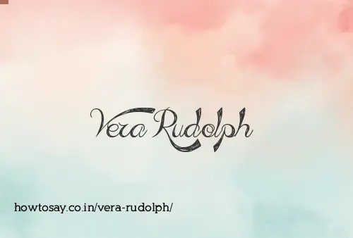 Vera Rudolph