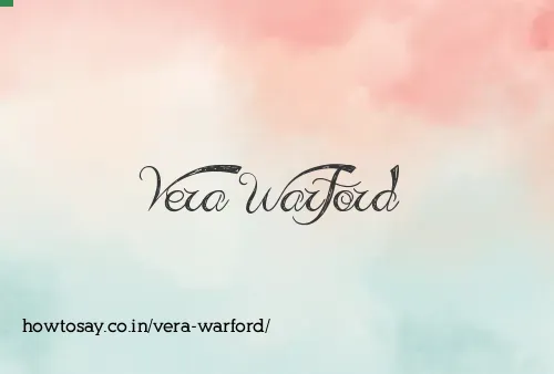 Vera Warford