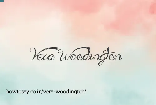 Vera Woodington
