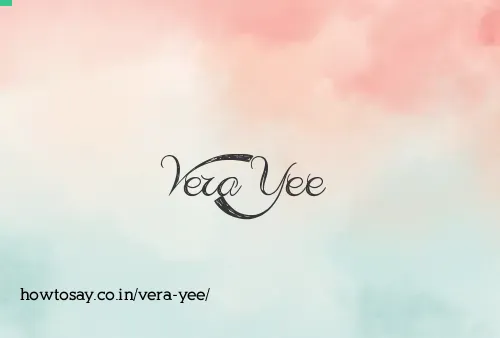 Vera Yee
