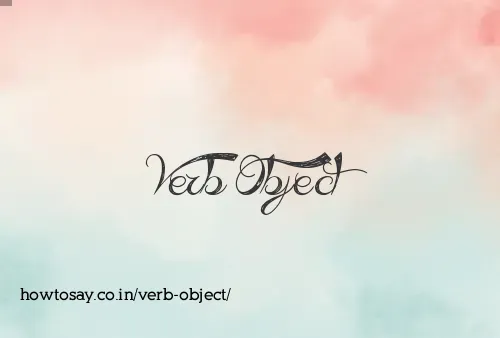 Verb Object