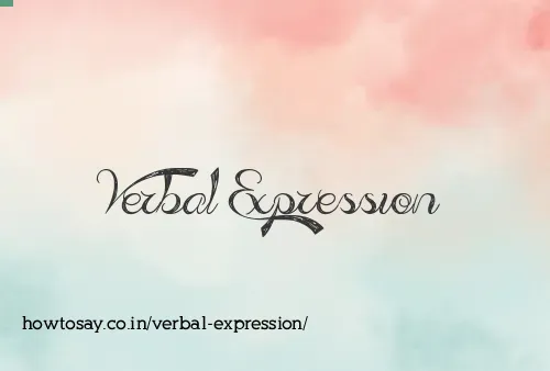 Verbal Expression