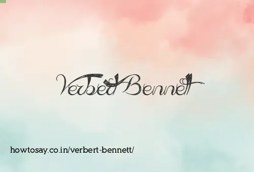 Verbert Bennett