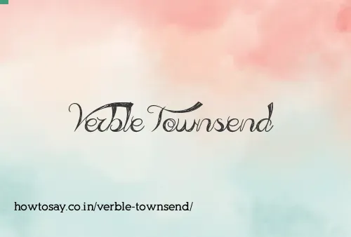 Verble Townsend