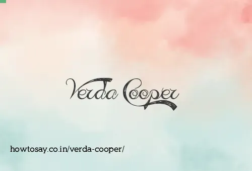 Verda Cooper
