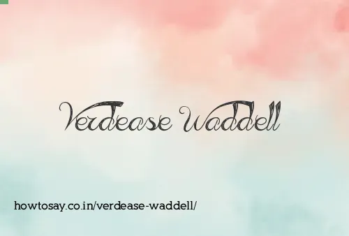 Verdease Waddell
