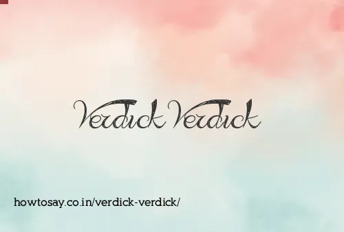 Verdick Verdick