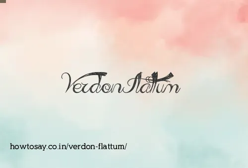 Verdon Flattum