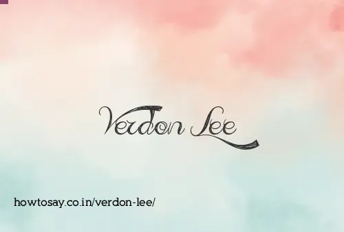Verdon Lee