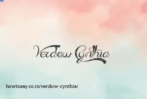 Verdow Cynthia
