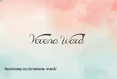 Verena Ward