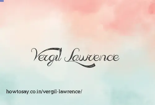 Vergil Lawrence