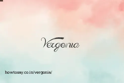 Vergonia
