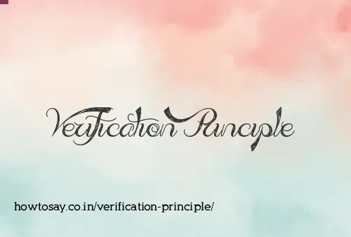 Verification Principle