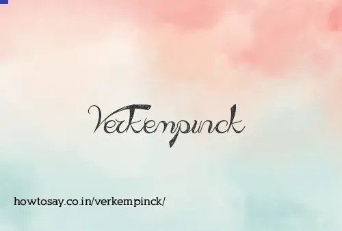 Verkempinck