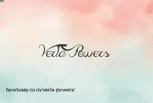Verla Powers