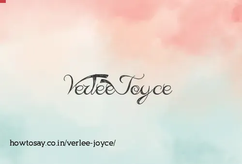 Verlee Joyce