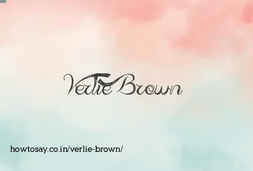 Verlie Brown