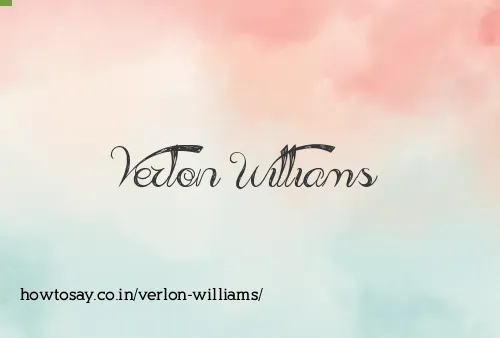 Verlon Williams