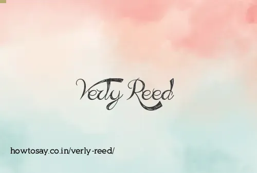 Verly Reed