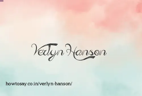 Verlyn Hanson